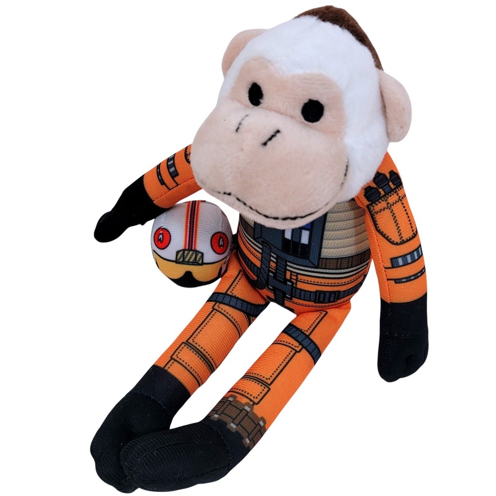 Star Wars Monkey Rebel Pilot Plush 10 Inch‎ Orange Flight Suit Stuffed Animal